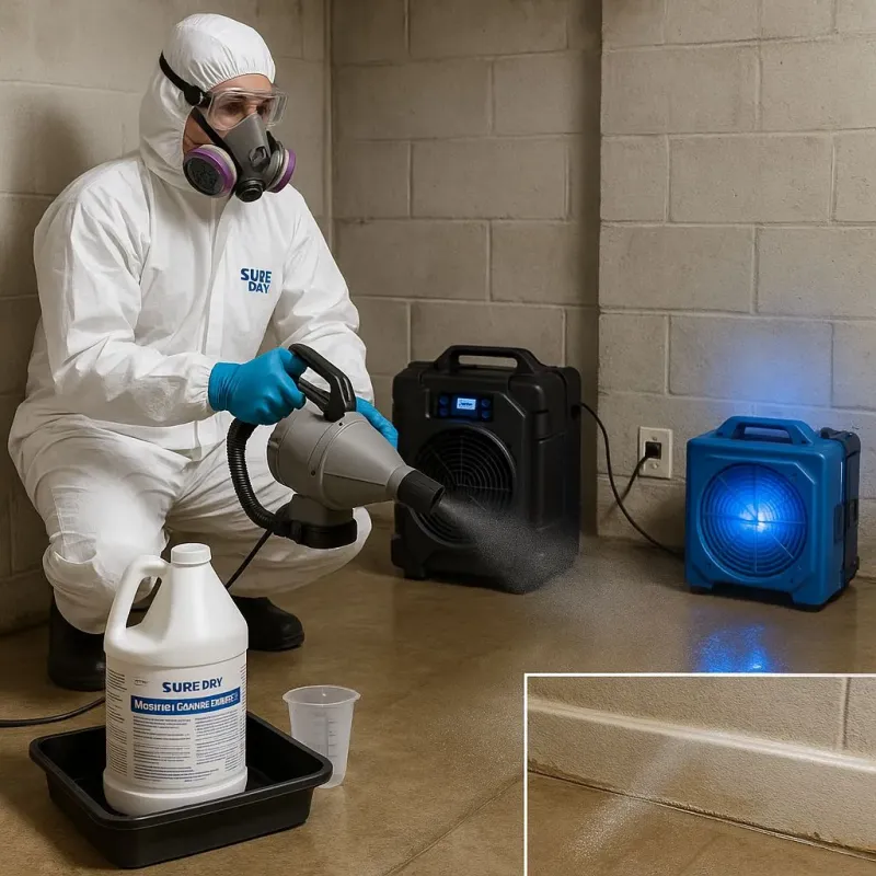Sanitization and Odor Removal process in Montgomery County, MD
